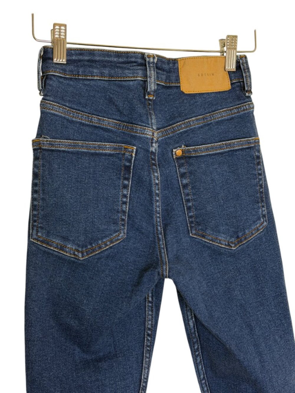H&M Vintage Skinny High Waist Jeans Denim Pants Women Blue 2 - Picture 4 of 8